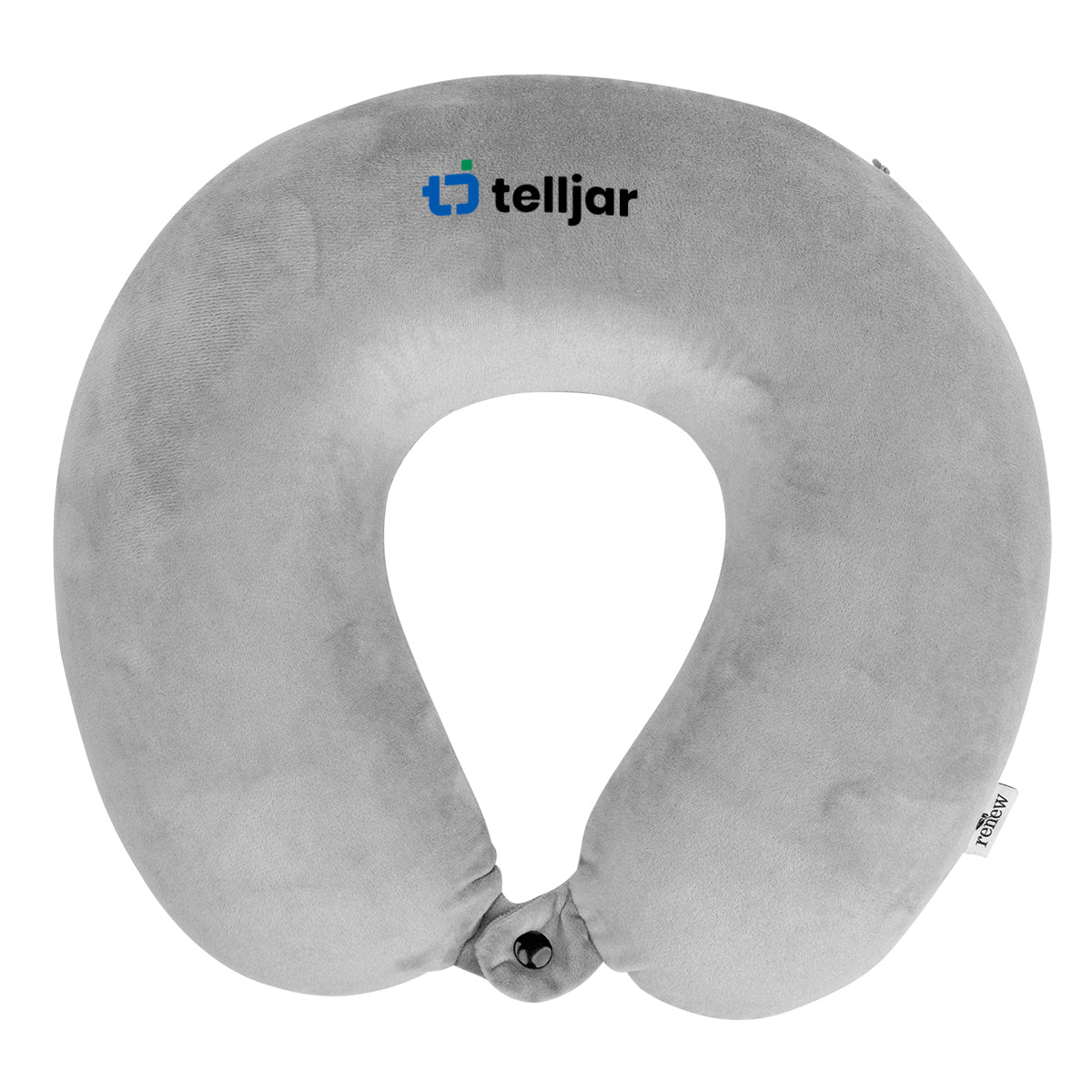 Travel Pillow in Recycled PET - Gray - Colorbrite