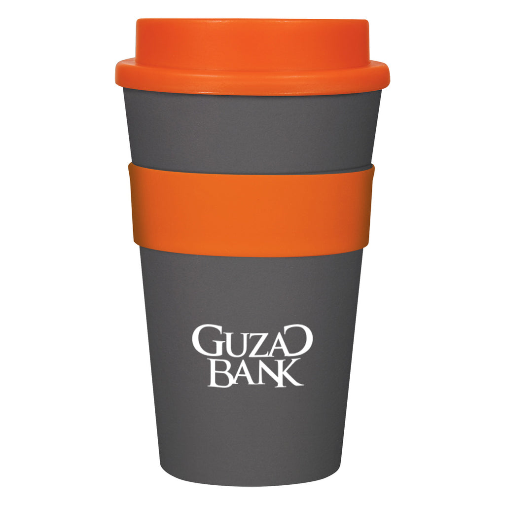 Travel Tumbler, 16 oz - Gray - ORNORN_Silkscreen
