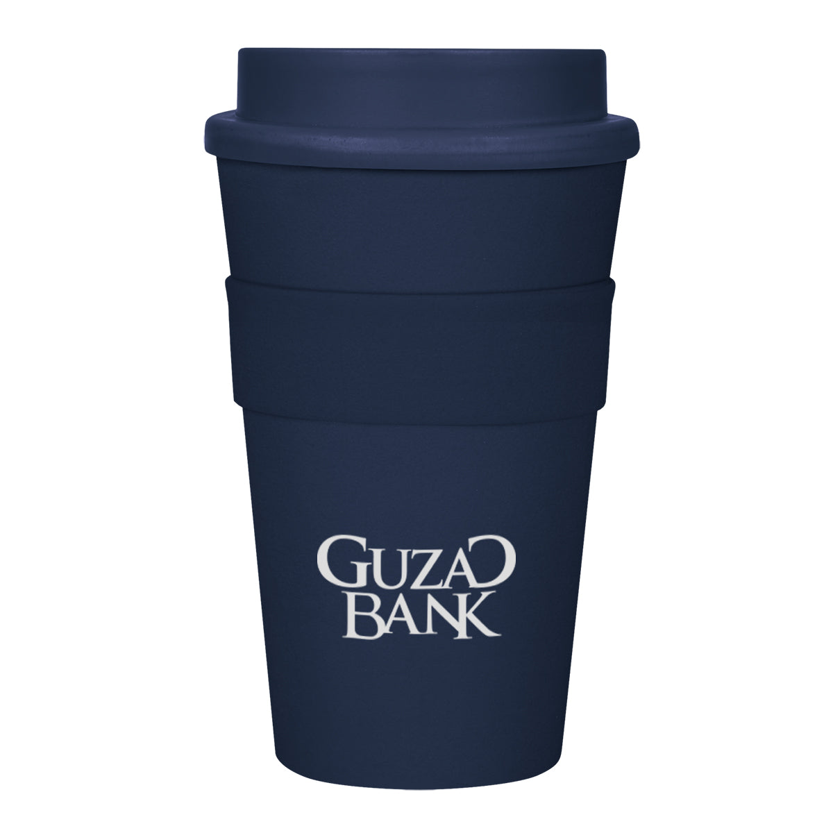 Travel Tumbler, 16 oz - Navy - Silk Screen