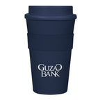 Travel Tumbler, 16 oz - Navy - Silk Screen