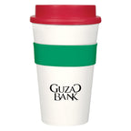 Travel Tumbler, 16 oz - White - Silk Screen