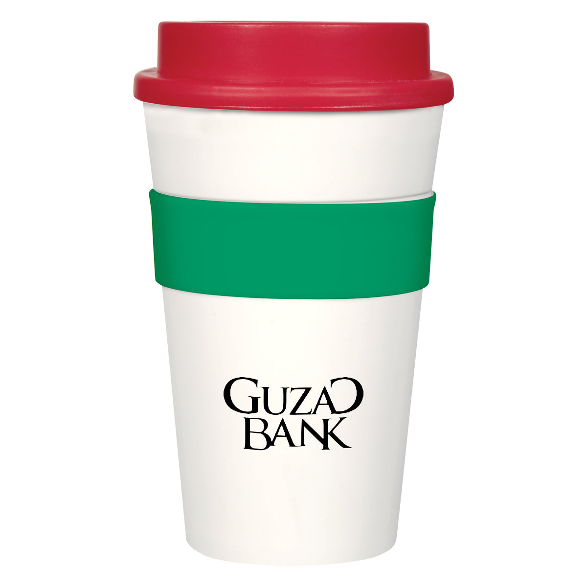 Travel Tumbler, 16 oz - White - Silk Screen