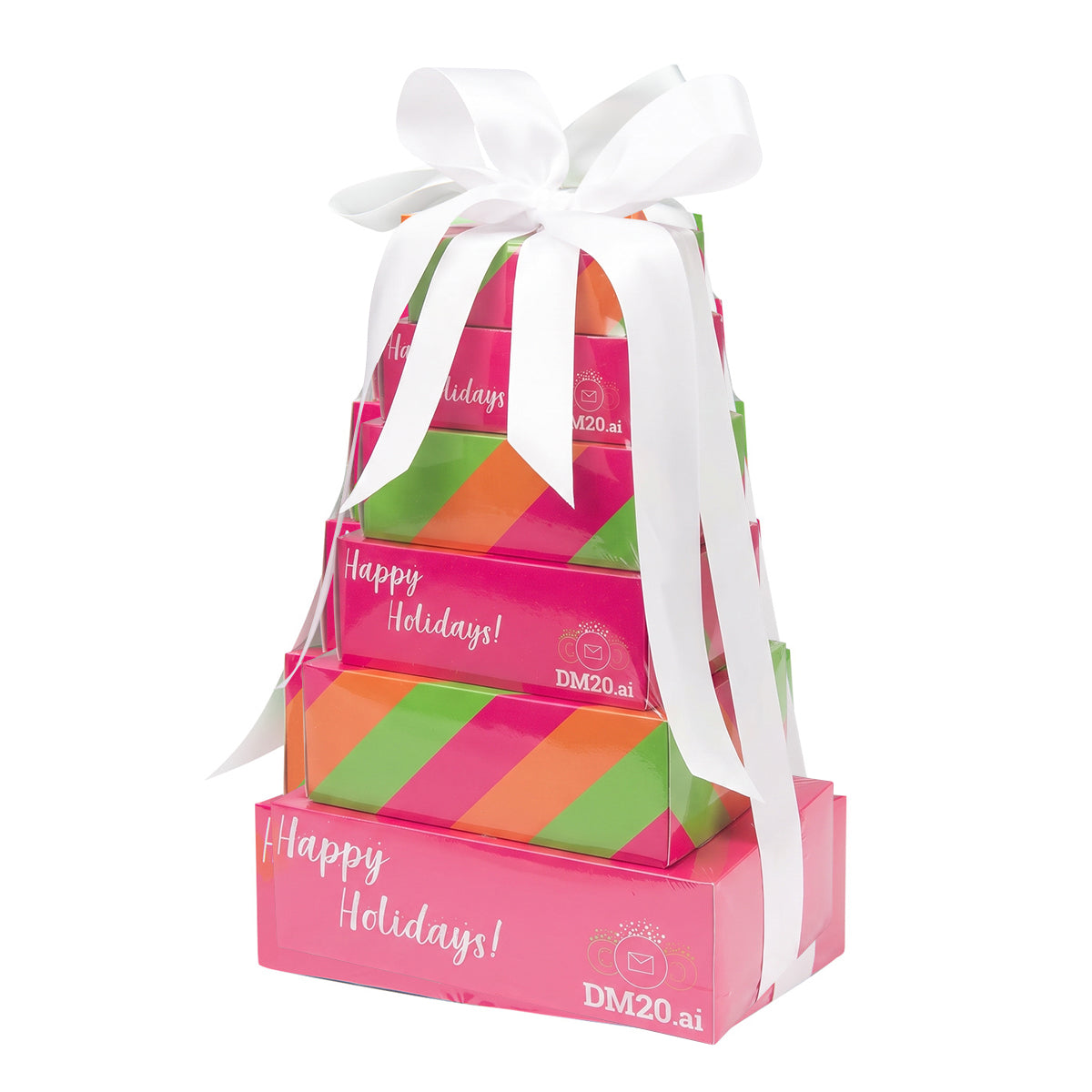 Treat Tower with Your Logo, Six Tier