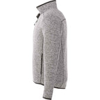Tremblant Sweater Knit Full Zip Jacket for Men Embroidery - Light Heather Grey - Left Side