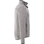 Tremblant Sweater Knit Full Zip Jacket for Men Embroidery - Light Heather Grey - Right Side