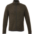 Tremblant Sweater Knit Full Zip Jacket for Men Embroidery - Loden Heather - Back Flat 2