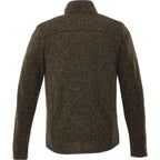 Tremblant Sweater Knit Full Zip Jacket for Men Embroidery - Loden Heather - Back Flat