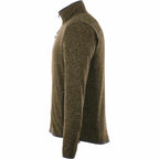Tremblant Sweater Knit Full Zip Jacket for Men Embroidery - Loden Heather - Left Side