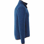 Tremblant Sweater Knit Full Zip Jacket for Men Embroidery - Metro Blue Heather - Right Side
