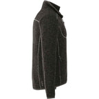 Tremblant Sweater Knit Full Zip Jacket for Men Transfer - Black Smoke Heather - Right Side