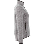 Tremblant Sweater Knit Full Zip Jacket for Women Transfer - Light Heather Grey - Right Side