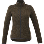 Tremblant Sweater Knit Full Zip Jacket for Women Transfer - Loden Heather - Front Flat
