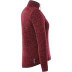 Tremblant Sweater Knit Full Zip Jacket for Women Transfer - Maroon Heather - Right Side
