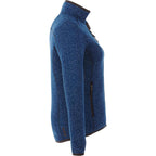 Tremblant Sweater Knit Full Zip Jacket for Women Transfer - Metro Blue Heather - Right Side