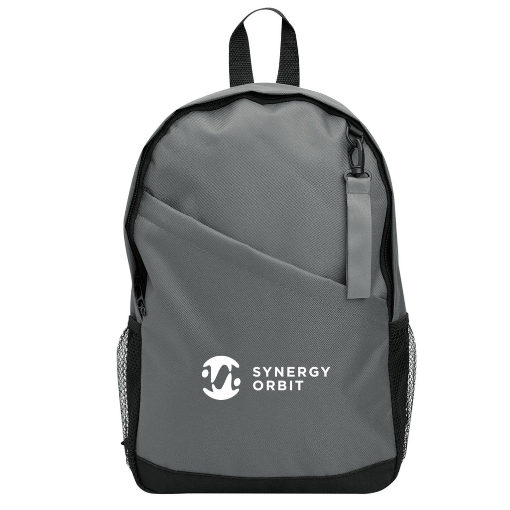 Trevor Backpack in Recycled PET - Gray - Silk Screen