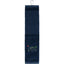 Tri-Fold Cotton Scrubber Golf Towel with Carabiner Embroidery - Navy - Front