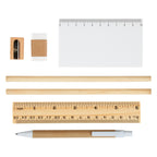 Tri-Fold Stationery Set, Eco-Inspired - Natural - Contents