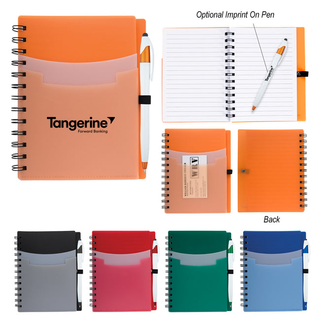 Tri-Pocket Notebook and Pen