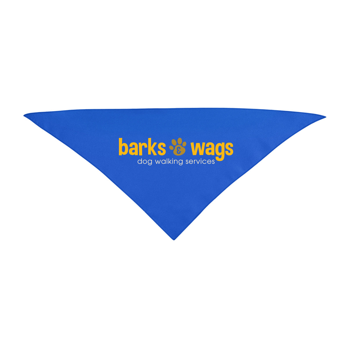 Triangle Pet Bandana in Recycled PET, Small - Blue - Colorbrite