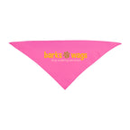Triangle Pet Bandana in Recycled PET, Small - Pink - Colorbrite