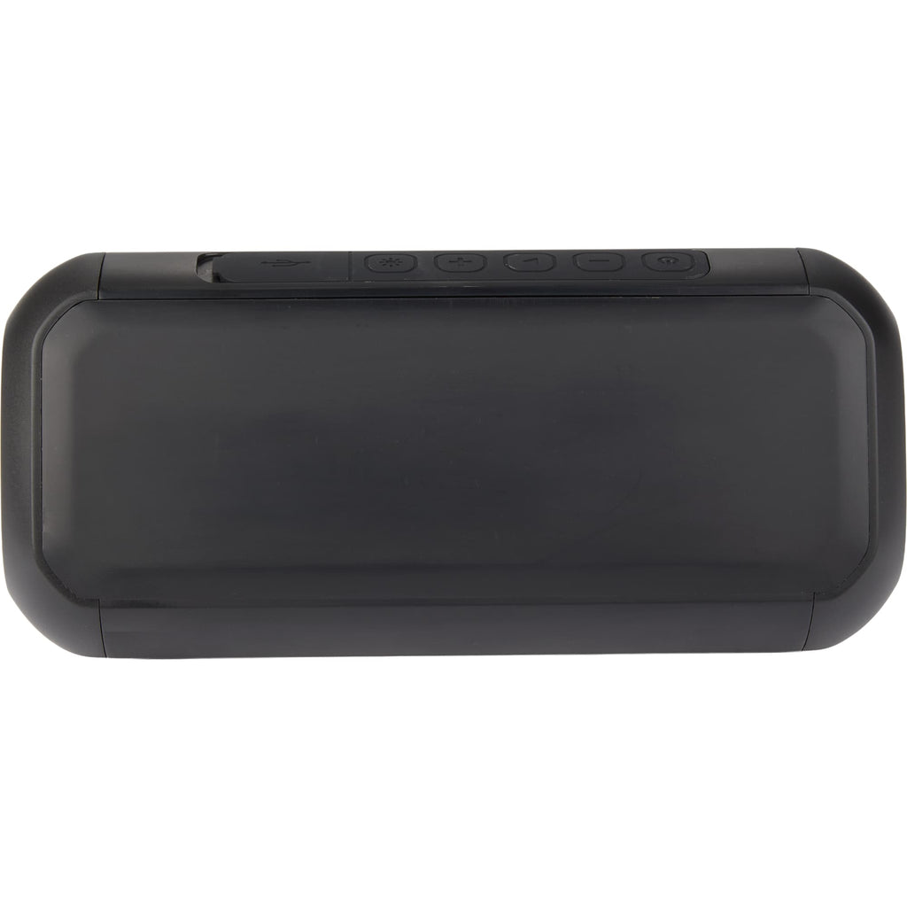 TriBoom Party Speaker with Side Lights, 6W Full Color - Black - Back