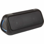 TriBoom Party Speaker with Side Lights, 6W Full Color - Black - Right Angle 6