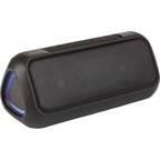 TriBoom Party Speaker with Side Lights, 6W Full Color - Black - Right Angle 7