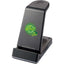 TriCharge Plus Wireless Charging Stand with Alarm Clock, 15W Full Color - Black - Front