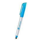 Trilogy Pen with Highlighter and Stylus - Blue - Silk Screen