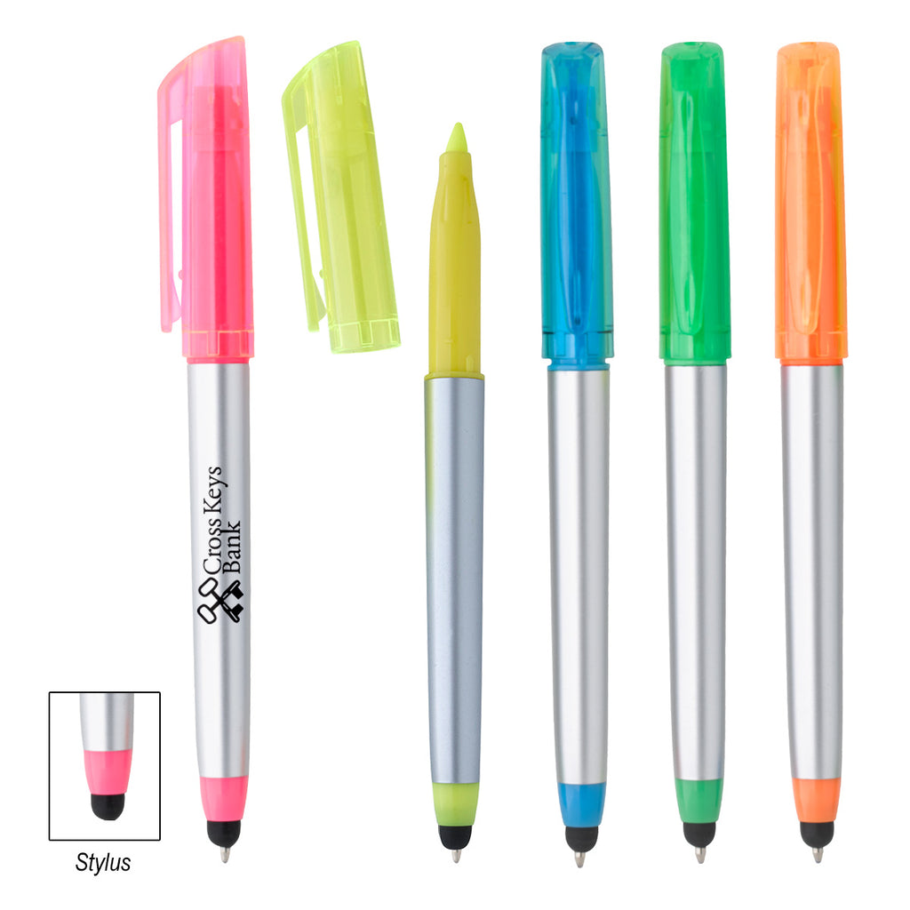 Trilogy Pen with Highlighter and Stylus