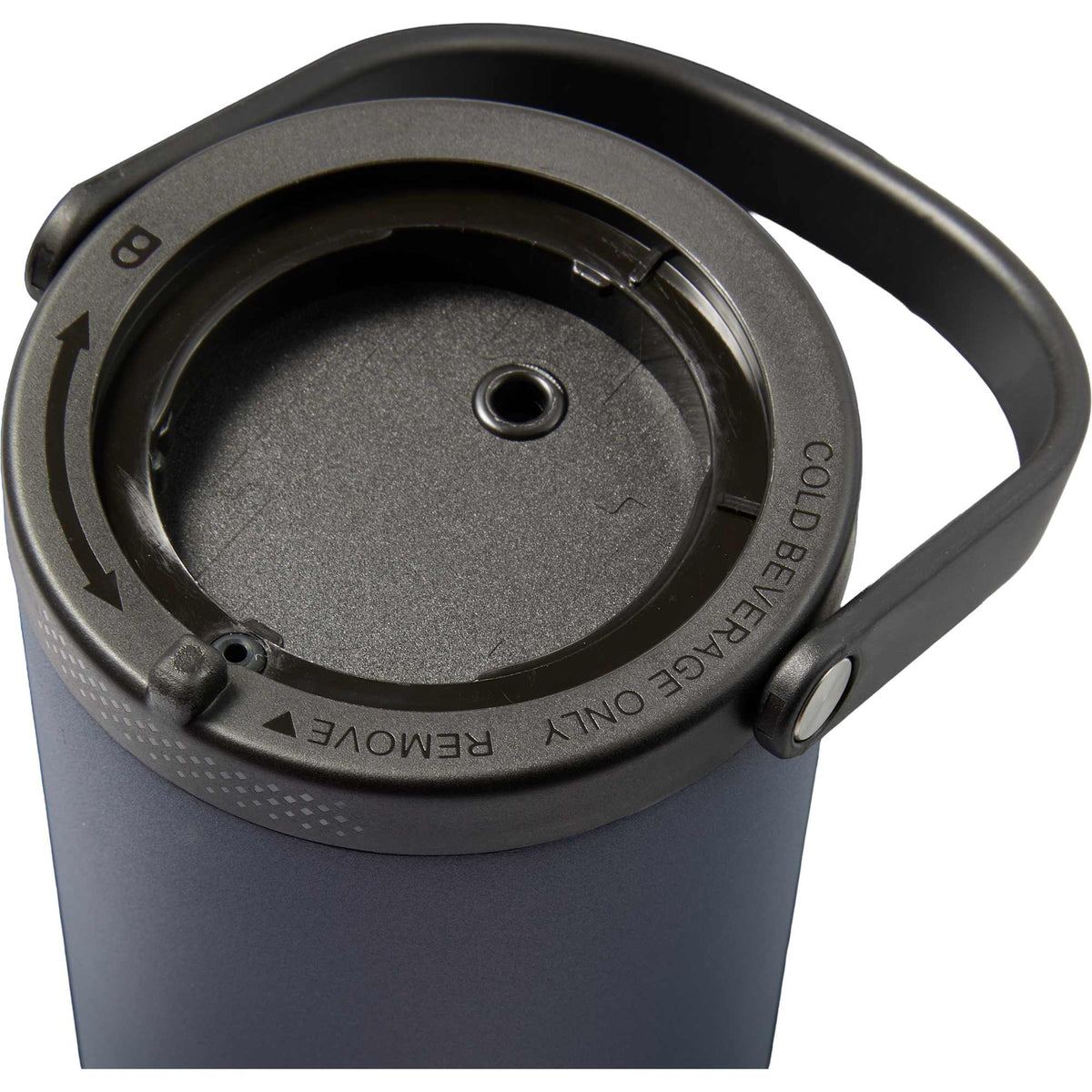 Trinity Recycled Leakproof Tumbler with Straw and Handle, 30 oz - Navy - Detail 2