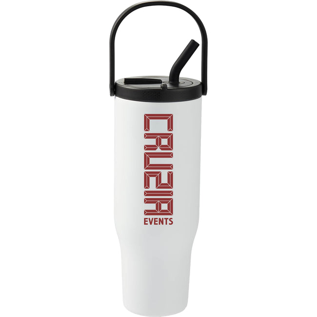 Trinity Recycled Leakproof Tumbler with Straw and Handle, 30 oz