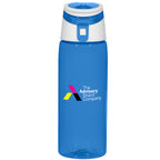 Tritan Flip-Top Sports Bottle, 24 oz - Blue - Colorbrite Drinkware