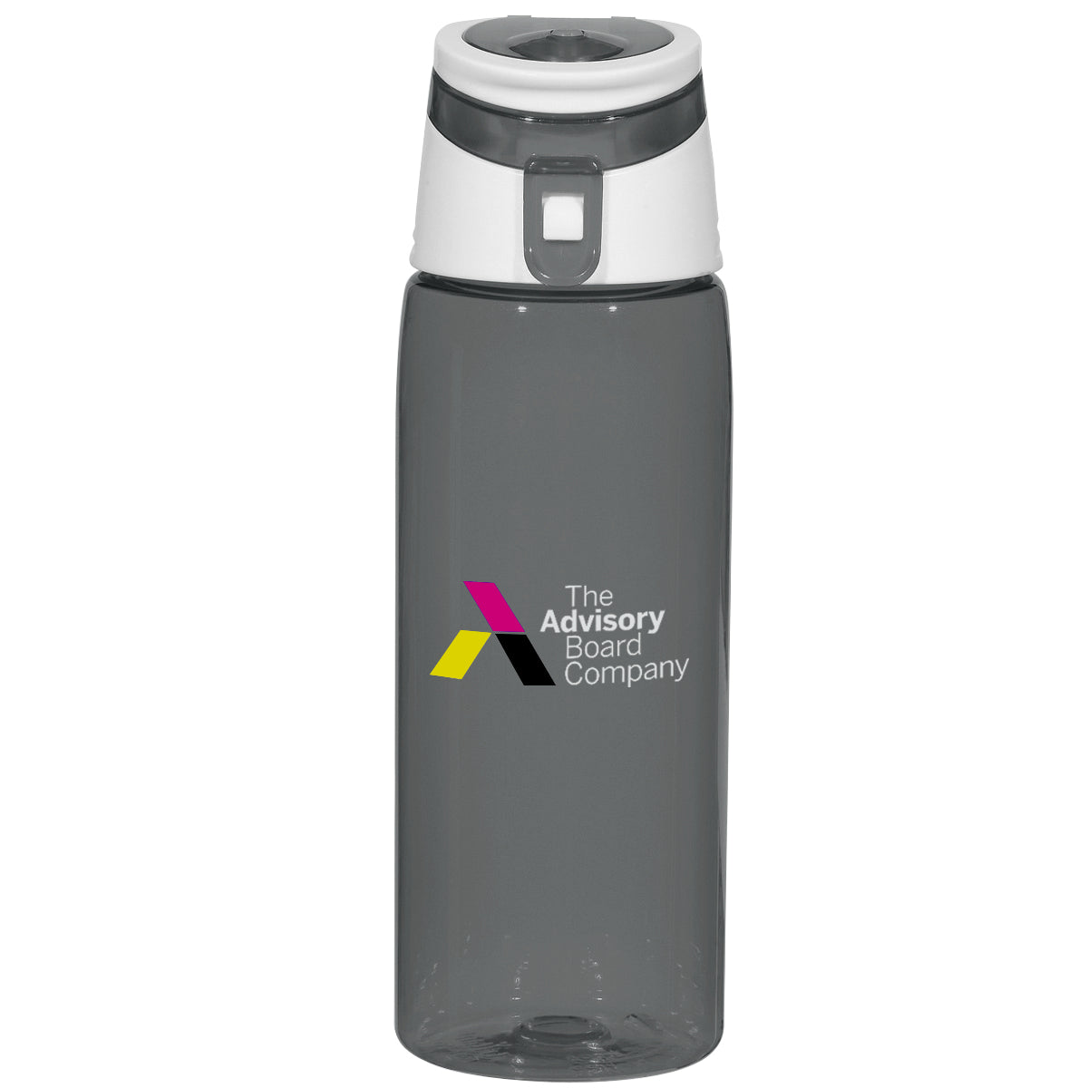 Tritan Flip-Top Sports Bottle, 24 oz - Charcoal - Colorbrite Drinkware