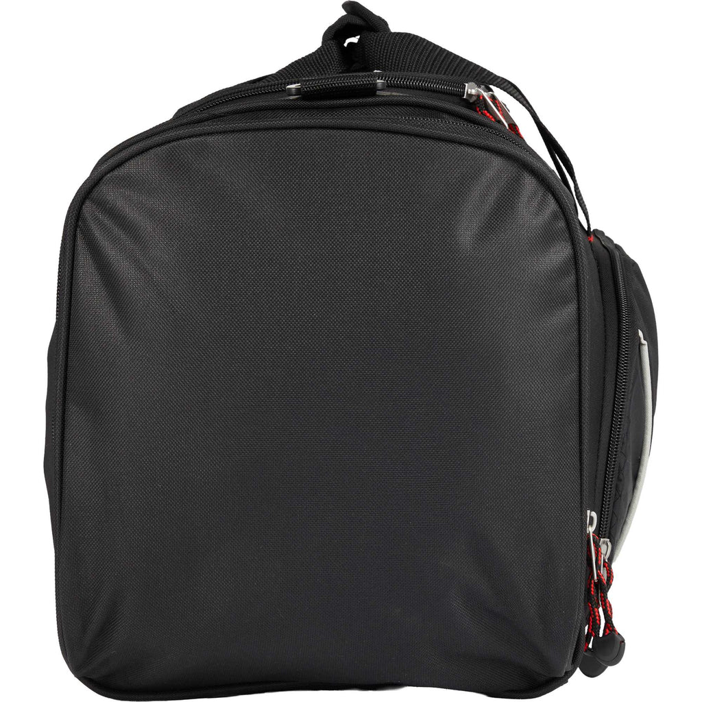 Triton Weekender Carry All Duffel Bag, 24 Inches Transfer - Black - Left Angle