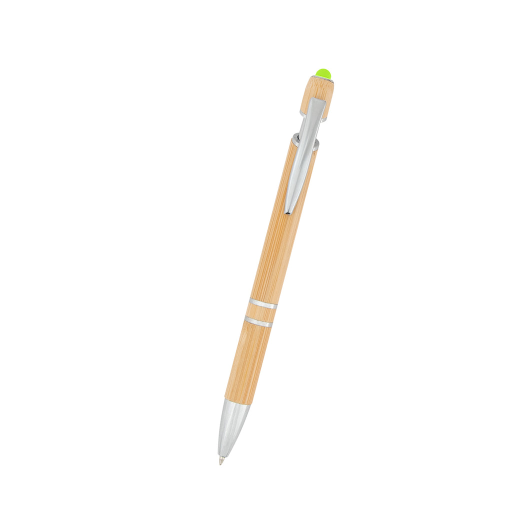 Tropical Incline Pen with Stylus in Bamboo - Side