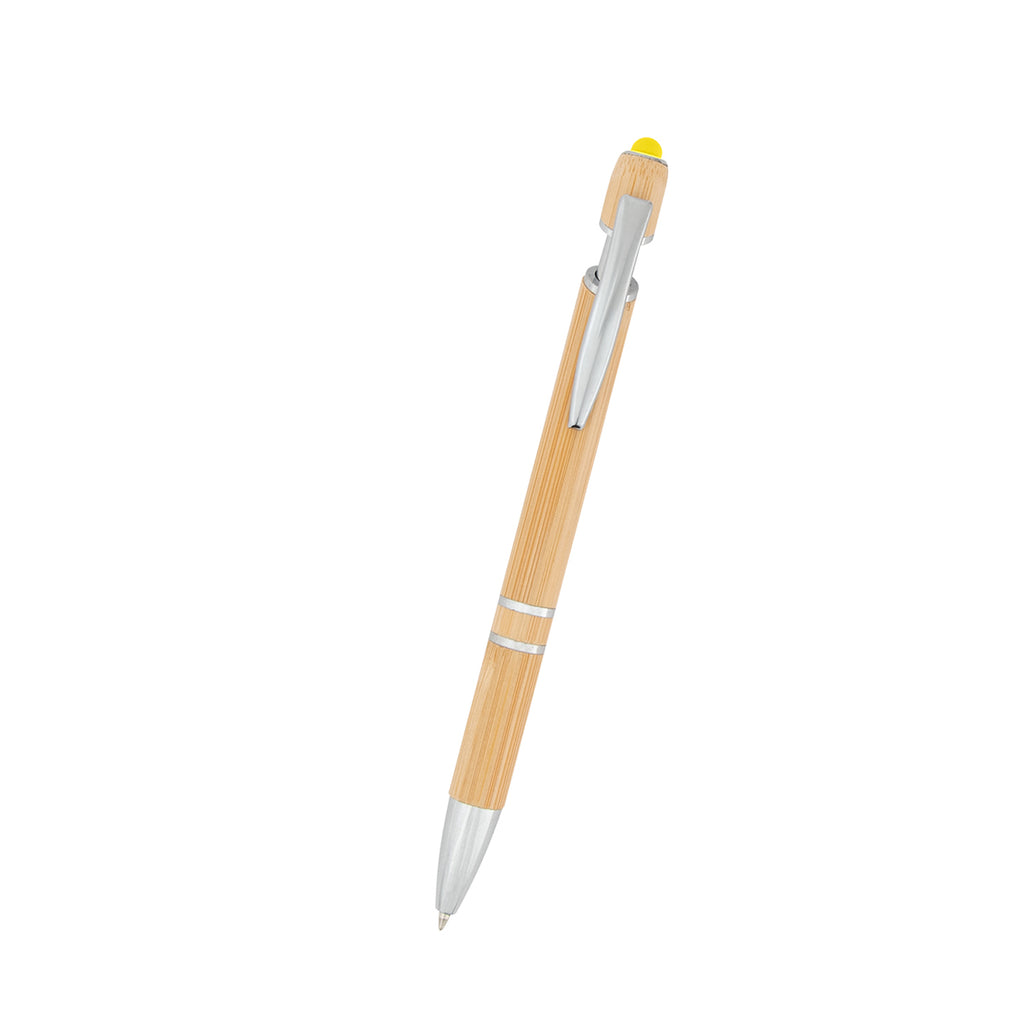 Tropical Incline Pen with Stylus in Bamboo - Side