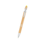 Tropical Incline Pen with Stylus in Bamboo - Side