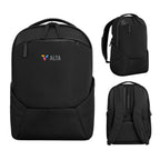 Troubadour Apex Backpack in Recycled PET Full Color - Black - Colorbrite