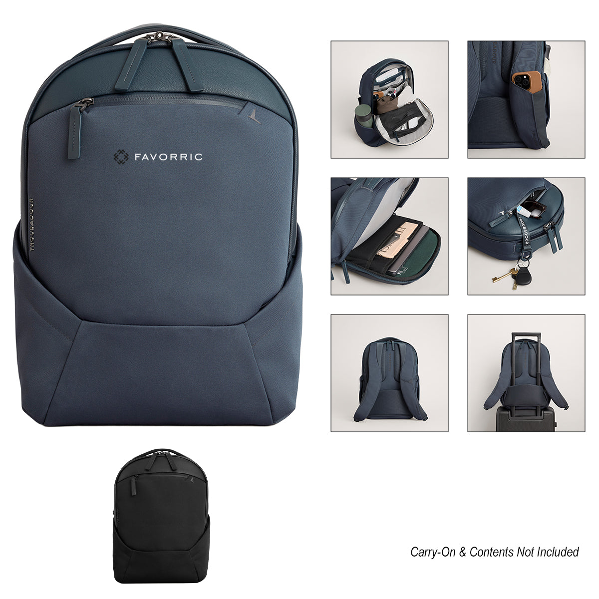 Troubadour Apex Compact Backpack in Recycled PET