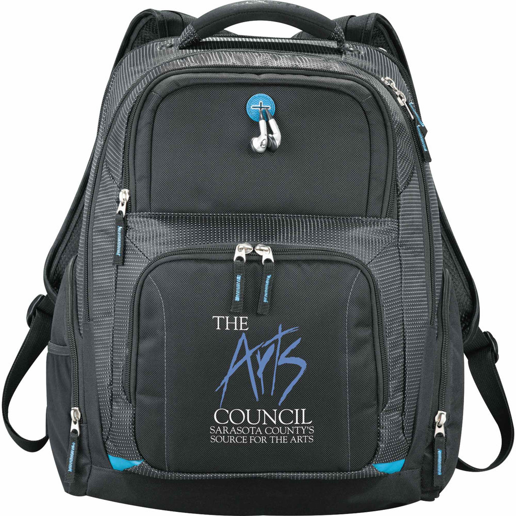 TSA Laptop Backpack with Side Entry, 15 Inch Transfer - Black - Front