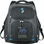 TSA Laptop Backpack with Side Entry, 15 Inch Transfer - Black - Front