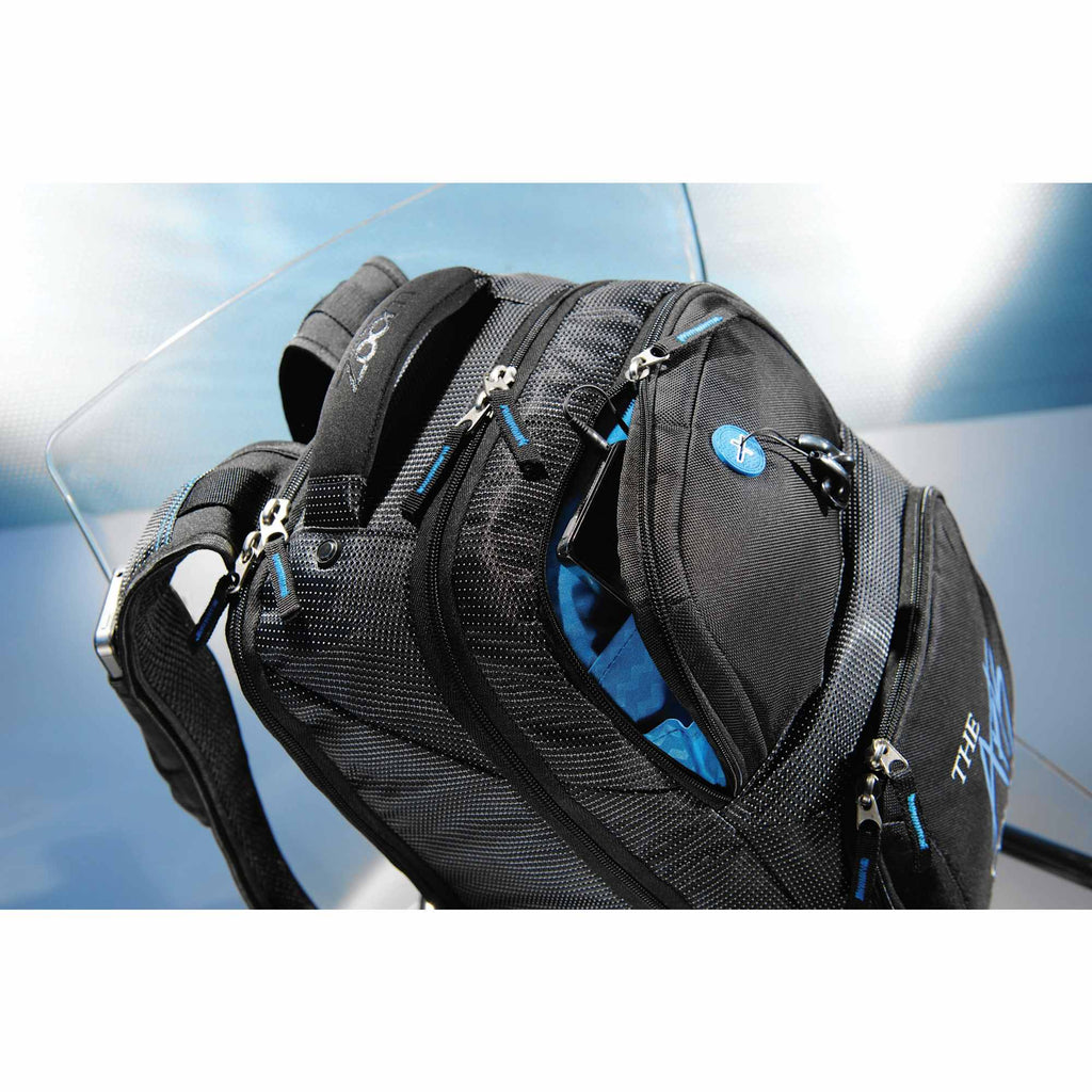 TSA Laptop Backpack with Side Entry, 15 Inch Transfer - Black - Photo 4