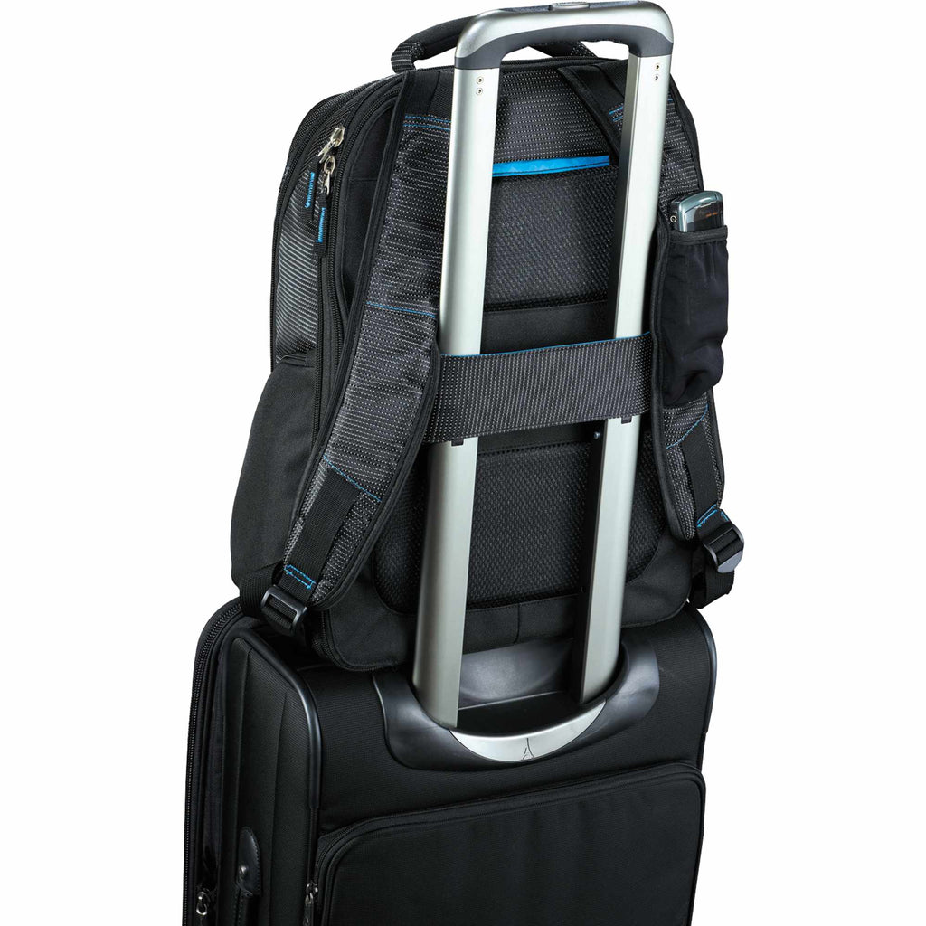 TSA Laptop Backpack with Side Entry, 15 Inch Transfer - Black - Photo 9