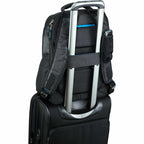 TSA Laptop Backpack with Side Entry, 15 Inch Transfer - Black - Photo 9