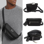 TUMI Alpha Bravo Waist Pack, Classified - Black - Laser Engraving