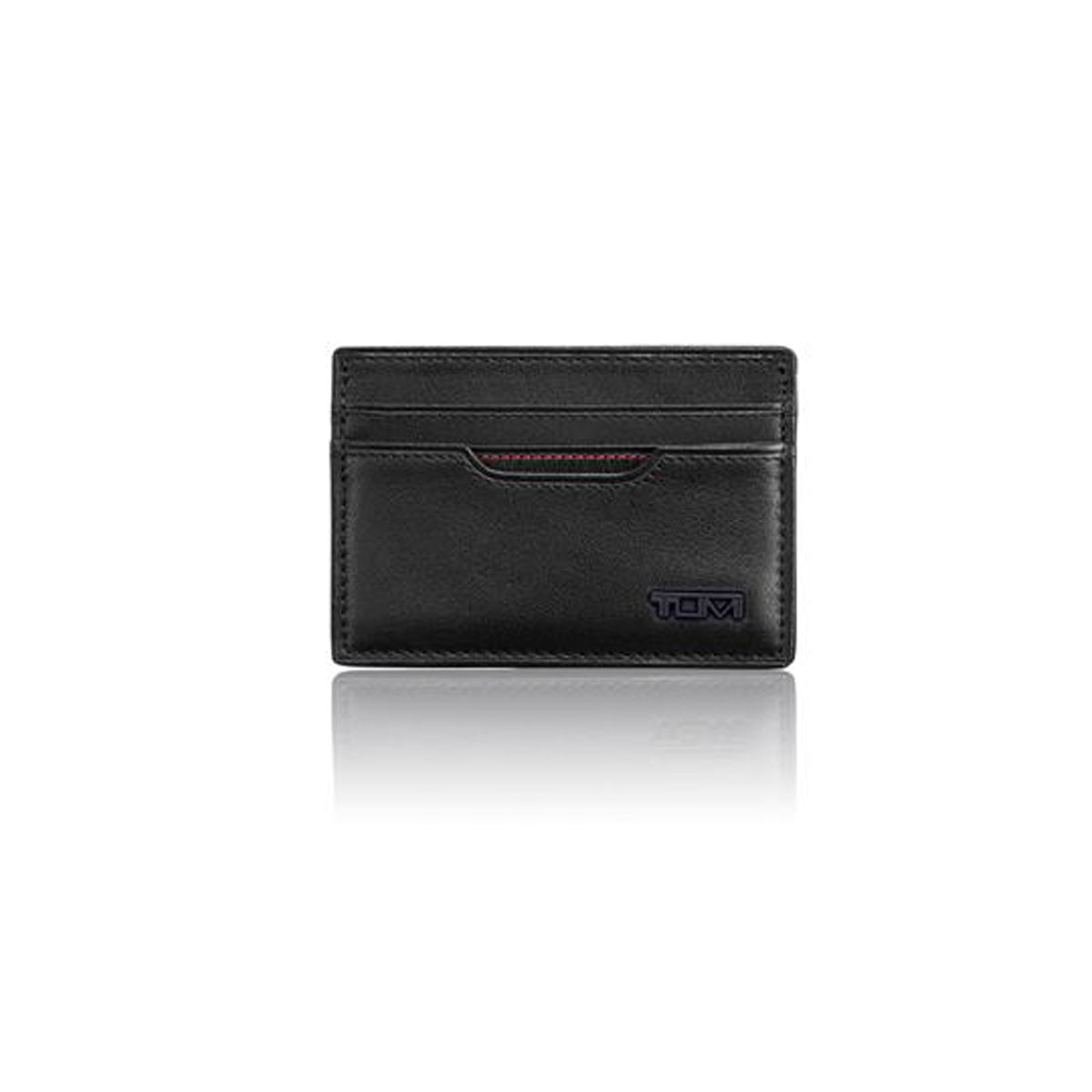 TUMI Card Case, Slim - Black - Front