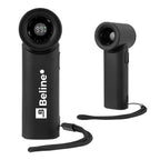 Turbo Fan, Rechargeable and Handheld - Black - Pad Print