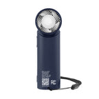 Turbo Fan, Rechargeable and Handheld - Navy - Back
