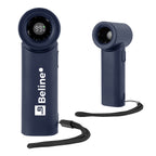 Turbo Fan, Rechargeable and Handheld - Navy - Pad Print